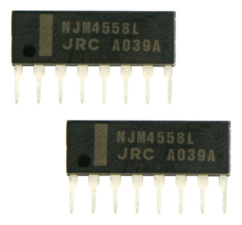 Circuito Integradoi Njm4558l Sip8 Amp. Op. Doble 4558l 8 Pin