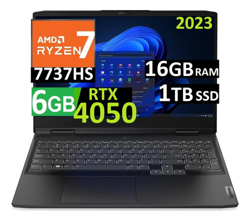 Lenovo Ideapad 3 3i Ryzen 7- 16gb Ddr5, 1tb Ssd Rtx4050 6gb