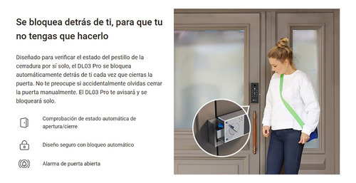 Ezviz Dl03 Pro Cerradura Smart Desbloqueo Remoto Y Huella