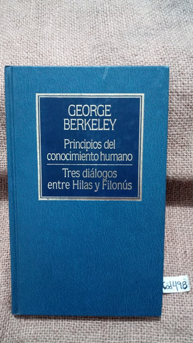 George Berkeley / Principios Del Conocimiento Humano  Hdp 91