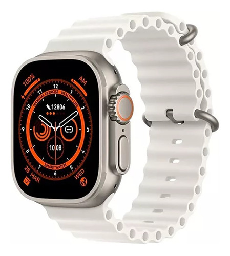 Smart Watch Kd99 Ultra 2023 Blanco - Carga Magnetica