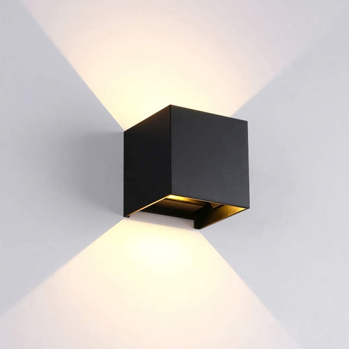 Imagen 3 de 10 de Lámpara Aplique De Pared Moderno Tipo Cubo Exito Corp