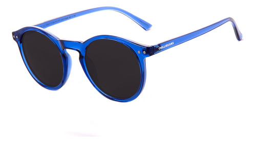 Óculos De Sol Unissex Chilli Beans Essential Clássico Azul R Cor da lente Preta