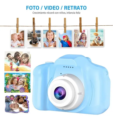 Imagen 7 de 8 de Mini Cámara Portátil Para Niños + Tarjeta De Memoria 32g