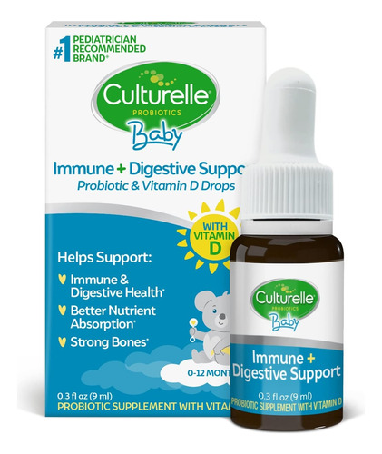 Culturelle Gotas Inmune Y Digestivo + Vitamin D Bebés 0-12m 