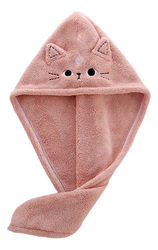 .. Gorro De Ducha Con Diseño De Gatito, Ideal Para Envolver