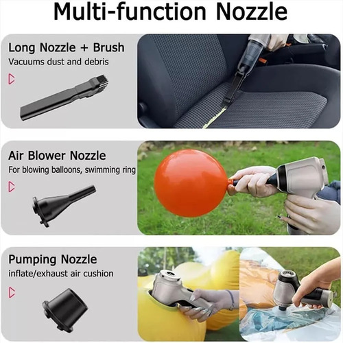 = Aspirador Portátil Sem Fio De 4000mah Para Carro