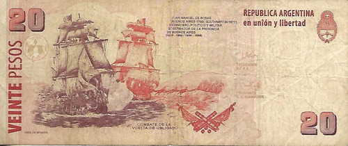 Bottero 3518 $ 20 Pesos Convertible Serie C Bueno Palermo (Usado)