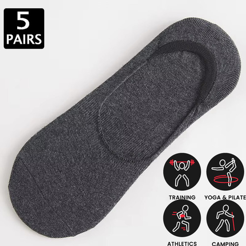 Calcetines De Silicona Antideslizantes Para Hombre, 5 Pares,