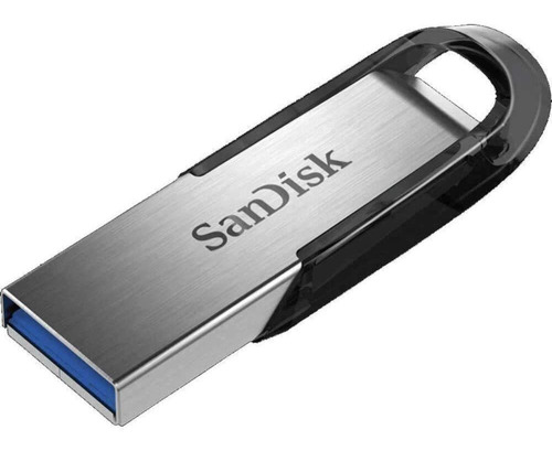 Pendrive Sandisk Ultra Flair 256gb Usb 3.0 Flash Drive Color Negro Plateado