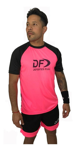 Imagen 2 de 4 de Remera Y Short Talles Especiales Conjunto Deportivo Padel