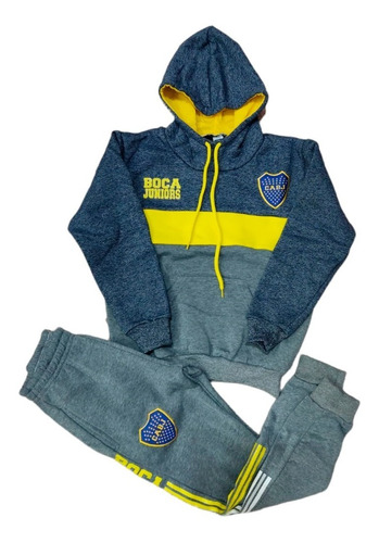 Conjunto Boca Niño Algodón Frisado Buzo+pantalon!!