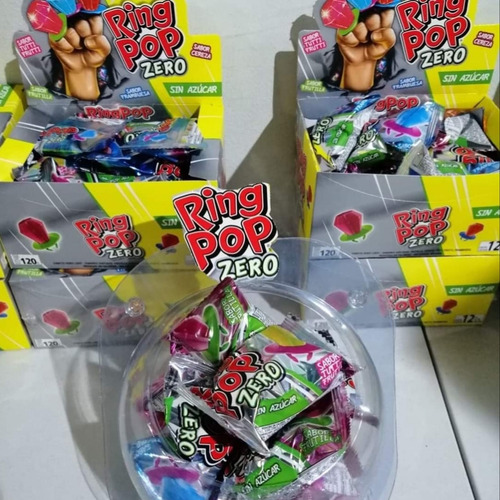 Dulce Ring Pop Display X 12 Ud - Kg A $28