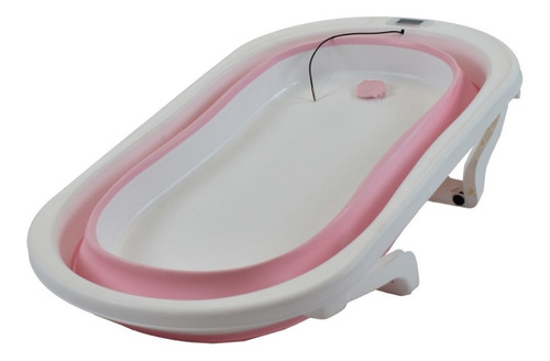Imagen 6 de 7 de Bañera Plegable Con Cojín Y Termómetro Hawai Happy Baby