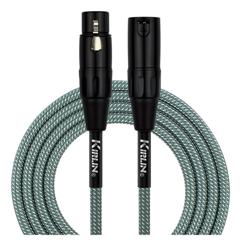 Kirlin Cable Cable De Microfono, Verde Oliva, 10ft (mfmw-270