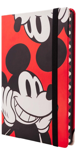 Cuaderno Mickey Mouse Tapa Dura A5 Rayado 80 Hojas Mooving