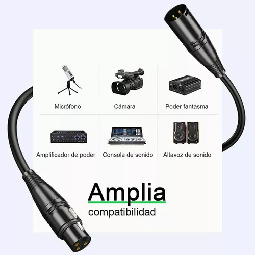 Micrófono-8m Cable P/ Micrófono 8 Metros Conector Xlr Ktv
