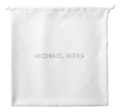 Bolsa Cubre Polvos Michael Kors Color Blanco Diseño De La Tela Mediano