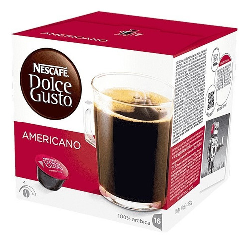 Capsulas Dolce Gusto Cafe Americano X16