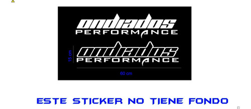 Ondiados Performance, 2 Calcas Tuning Para Auto O Camioneta