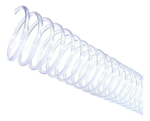 Espiral Pvc Para Encuadernar Transparente 50mm X 10 Unidades