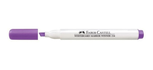 Marcador Borrable Faber Castell Morado X 6 Unidades