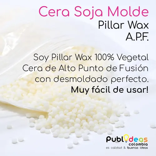 Cera Soja Velas De Molde Pillar Wax Alto Punto De Fusión Apf