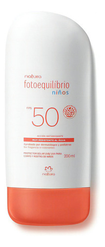 Loción Protectora Para Niños Fps 50 Natura Fotoequilibrio