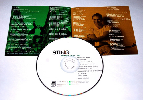 Sting - Brand New Day Cd Importado + The Police 80s C1 (Usado)