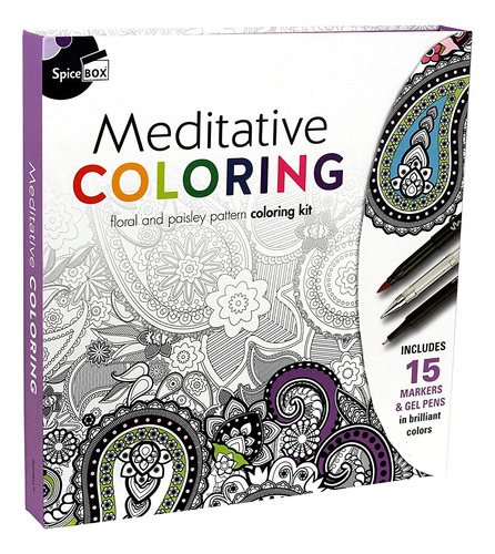 Spicebox Adult Art Craft & Hobby Kits Sketch Plus Meditative