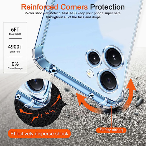 Funda Acrigel Airbag Rígido Para Xiaomi Redmi 12 Transparente Acrigel Reforzado