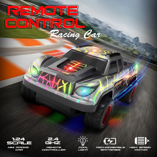 Auto A Control Remoto Rc Para Niños Marca Mini Auto Carreras Color Personaje