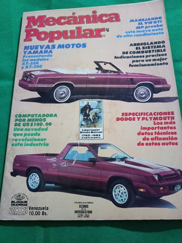 Revista : Mecanica Popular  1983 Febrero  Vol 36 N* 2