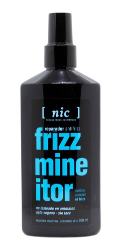 Nic Frizz Mineitor Serum Reparador Antifrizz Vegano X 200ml
