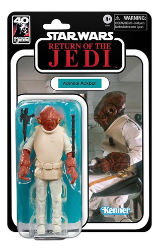 Figura Admiral Ackbar Star Wars Return Of Jedi Black Series