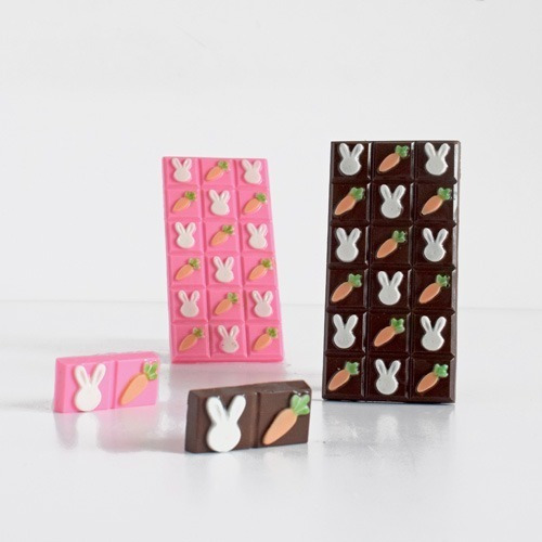 Sets De 2 Moldes Placas Tableta Conejo Y Zanahoria Sptcz X 1