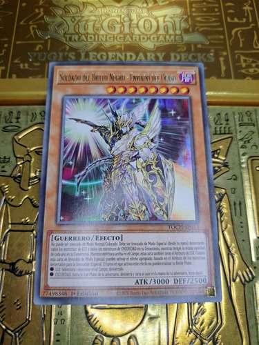 Yugioh Soldado Del Brillo Negro Original Toch-sp033 1st