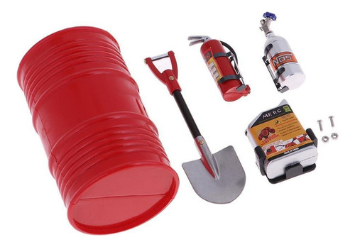 A Set Modelo De Botella Rc Rock Decoration 1:10 Para