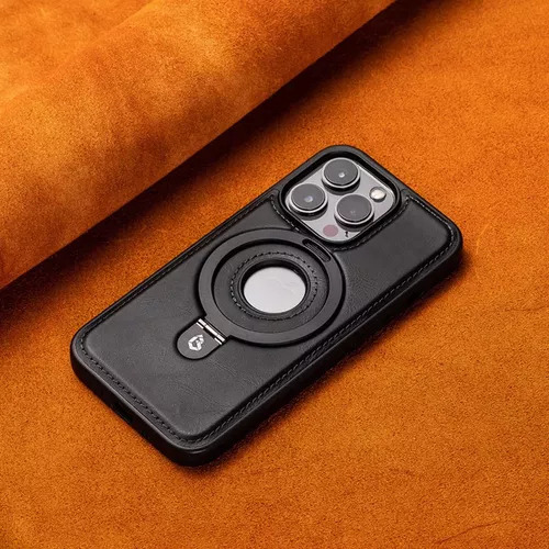 Adequado Para Iphone15pro Case Business Couro Genuíno 2024 A