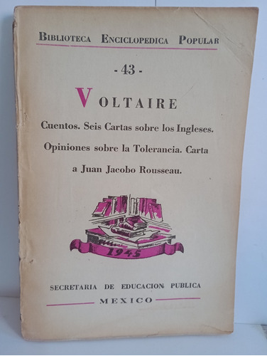 Voltaire Biblioteca Enciclopedica Popular 43