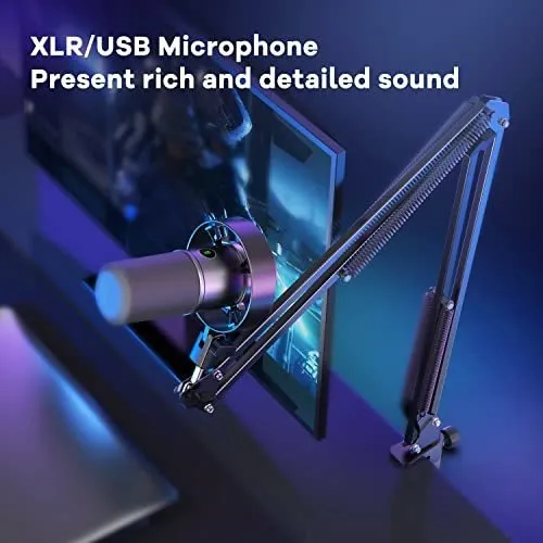 Microfono Dinamico De Grabacion De Podcast Xlr/usb