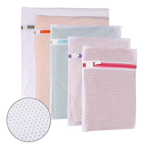 5 Pack Mesh Laundry Bag For Delicates And Lingerie-125gsm Pr