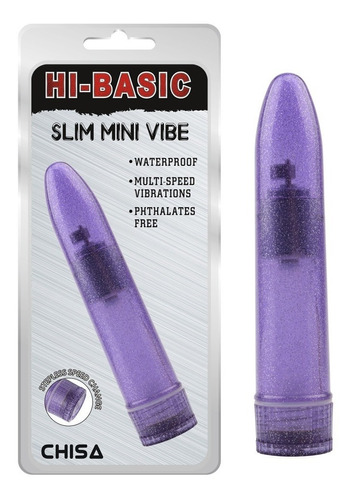 Consolador Vibrador Multivelocidad Slim Mini Vibe Clitoris