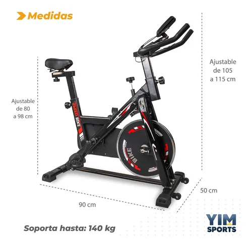 Bicicleta Fija 140 Kg