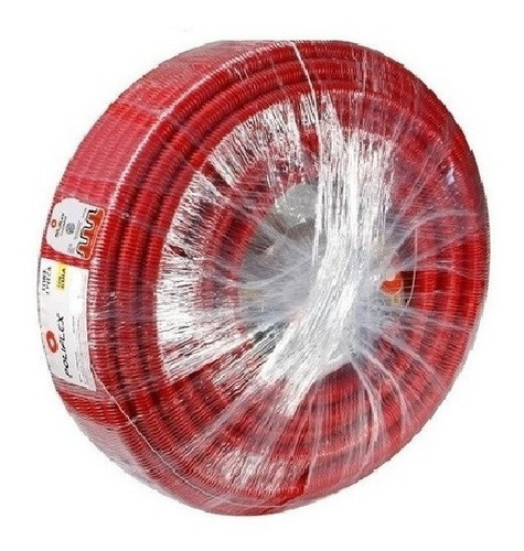 Poliflex 1/2 Pulgada Extraresesistente Rojo Con Guia100 M
