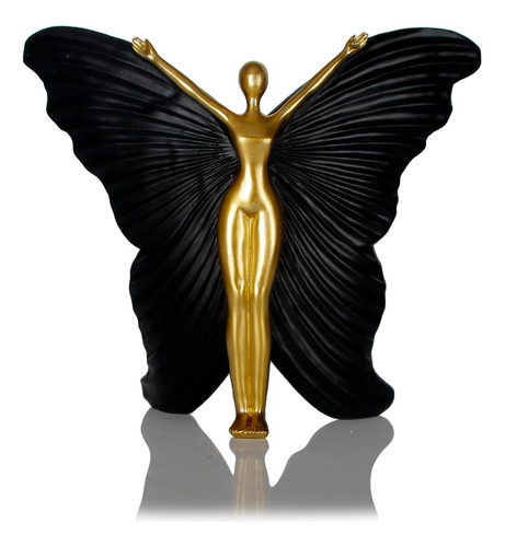 Estatua De Hadas Negras Resina Decoración Mesa Hogar