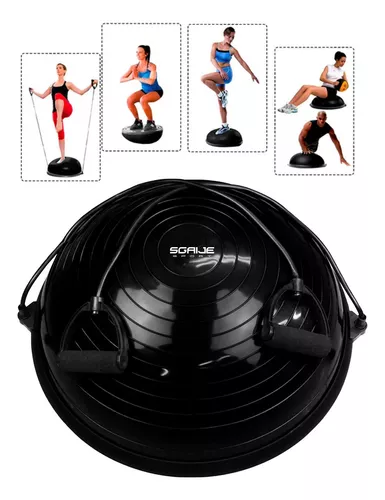 Pelota Bosu Equilibrio Entrenamiento Fitness 65 Cm + Ligas de