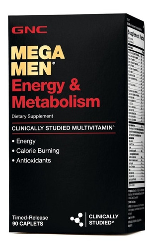 Mega Men Energy&metabolism Gnc Multivitamínico - Suplementos