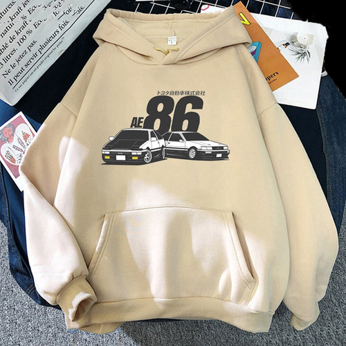 Sudaderas Con Capucha Initial Ae86 Jdm, Sudaderas Con Capuch