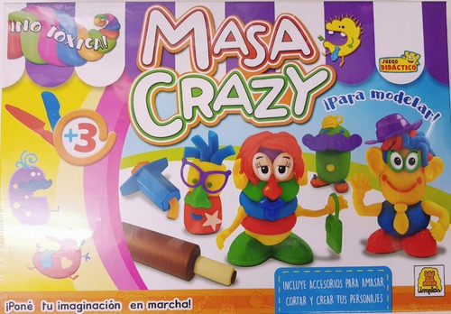 Juego Didactico Masa Crazy P/modelar Implas Cod 351